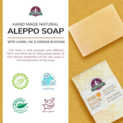 Aleppo Soap with Orange Blossom Oil