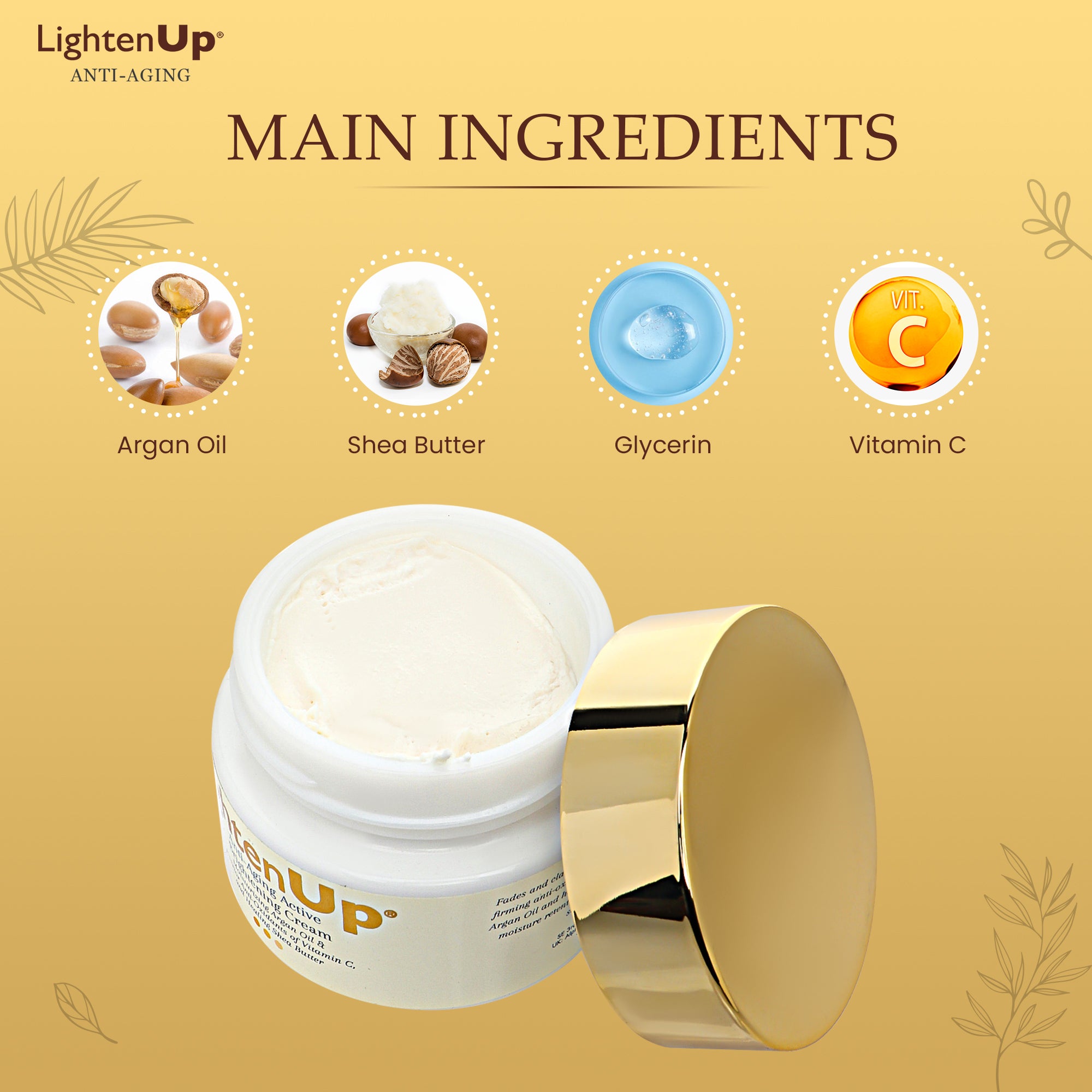 Omic LightenUp Anti-Aging Brightening Cream - 100ml