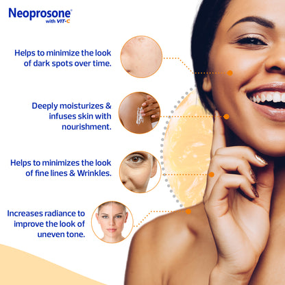 Lotion éclaircissante pour le corps Neoprosone à la vitamine C - 500 ml / 16,9 oz