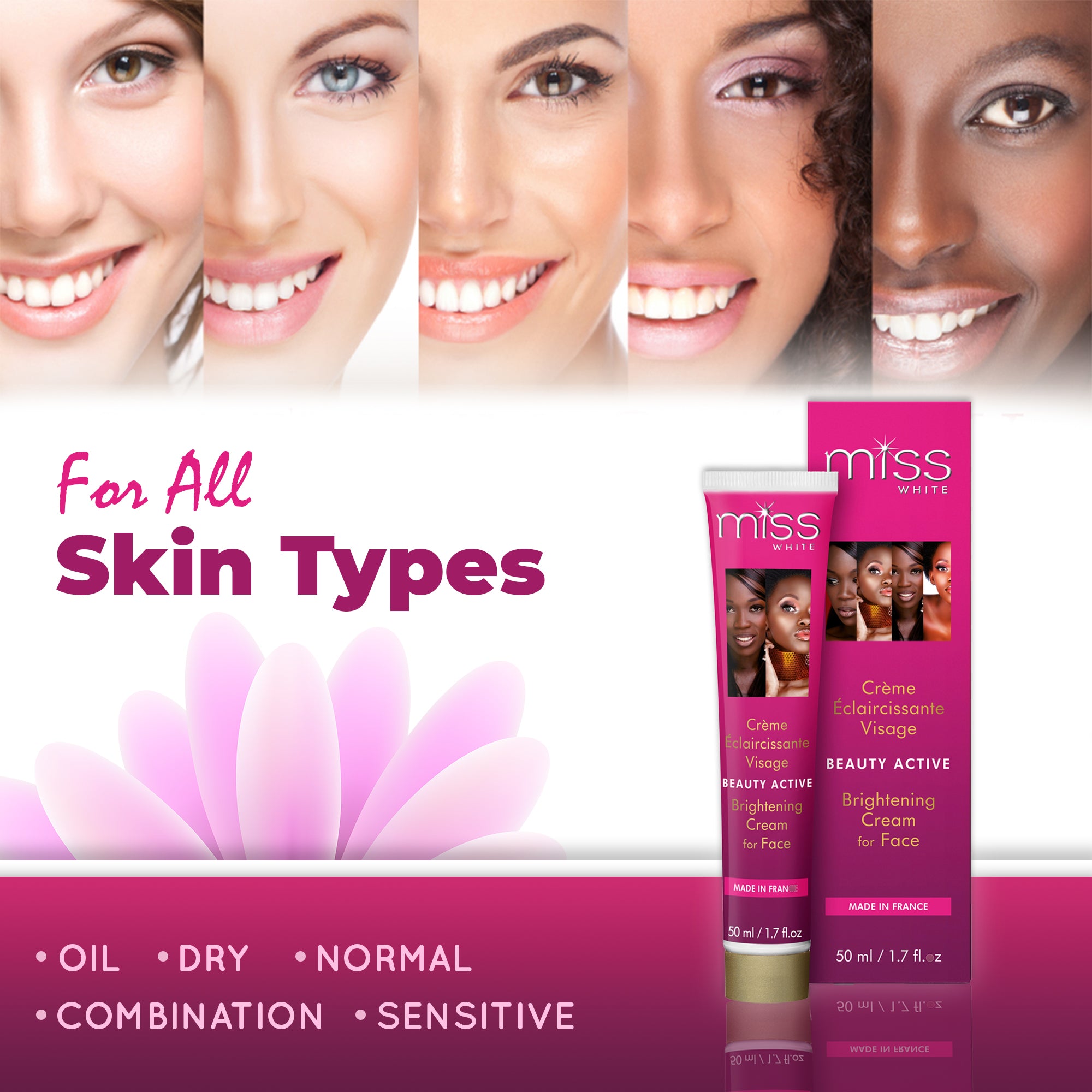 Fair and White Miss White Beauty Brightening Cream 50ml