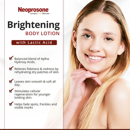 Lozione per il corpo schiarente al neoprosone - Sbiadisce le macchie scure - 400 ml / 13,5 fl oz