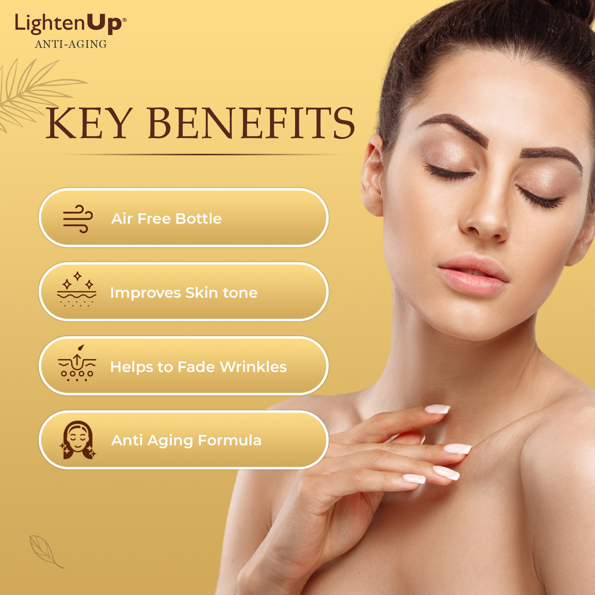 Omic LightenUp Anti-Aging Brightening Body Lotion - 400ml