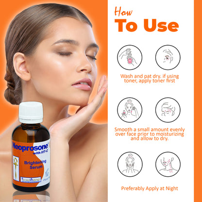 Neoprosone Vitamin-C Brightening Serum - Sérum à absorption rapide - 30g / 1 Fl Oz