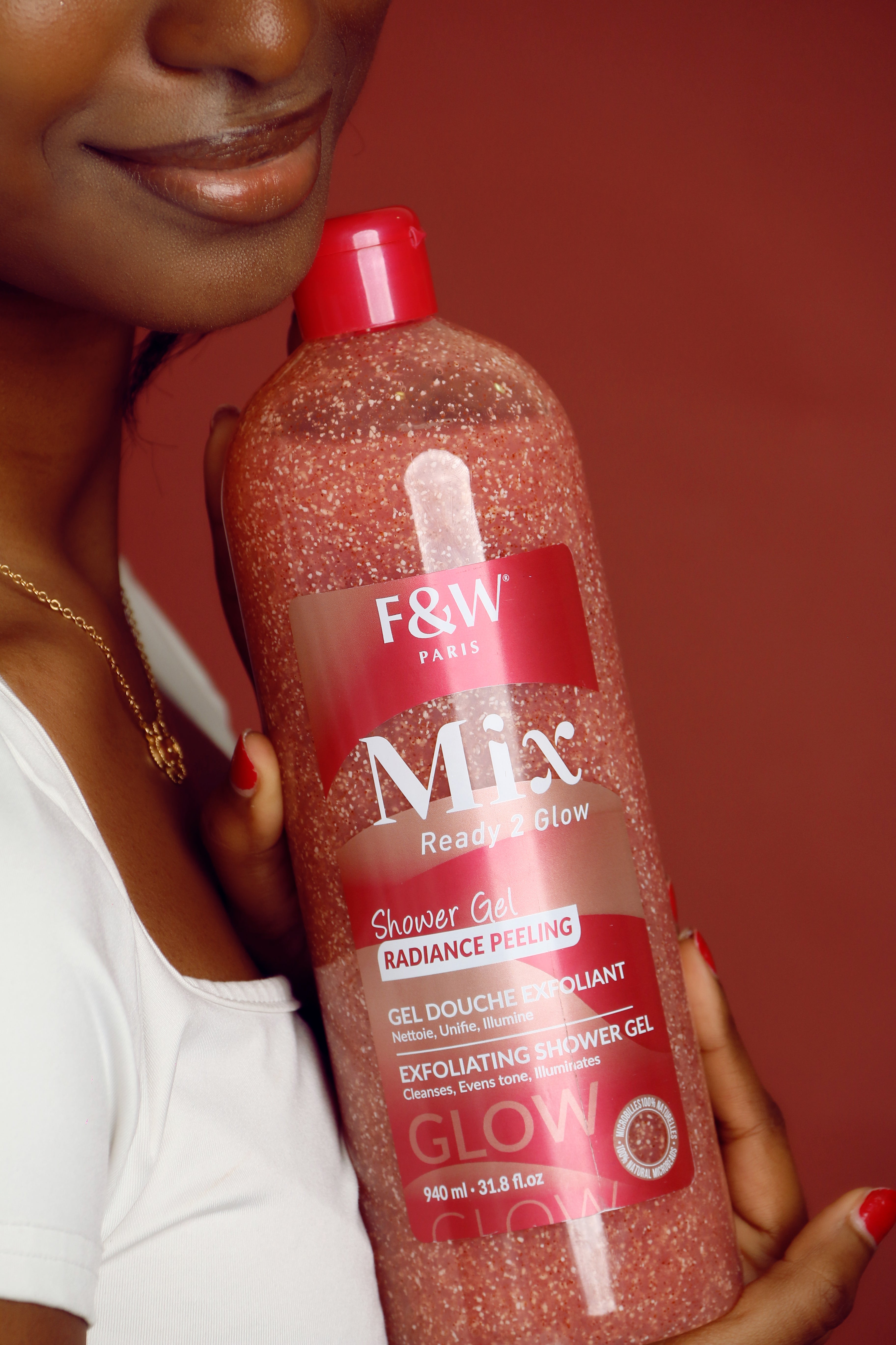 FW MIX Exfoliating Shower Gel 940ml - Fair & White
