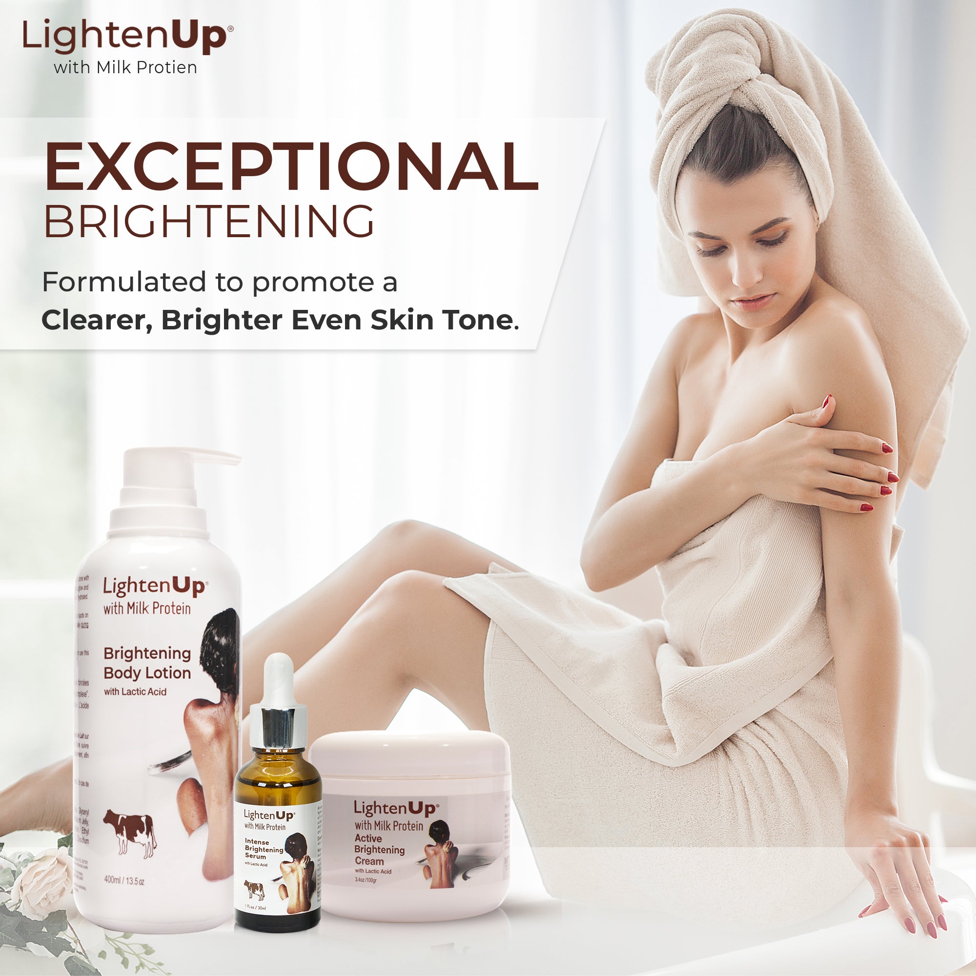 Siero schiarente intenso attivo all'acido lattico Omic Lightenup - 30 ml