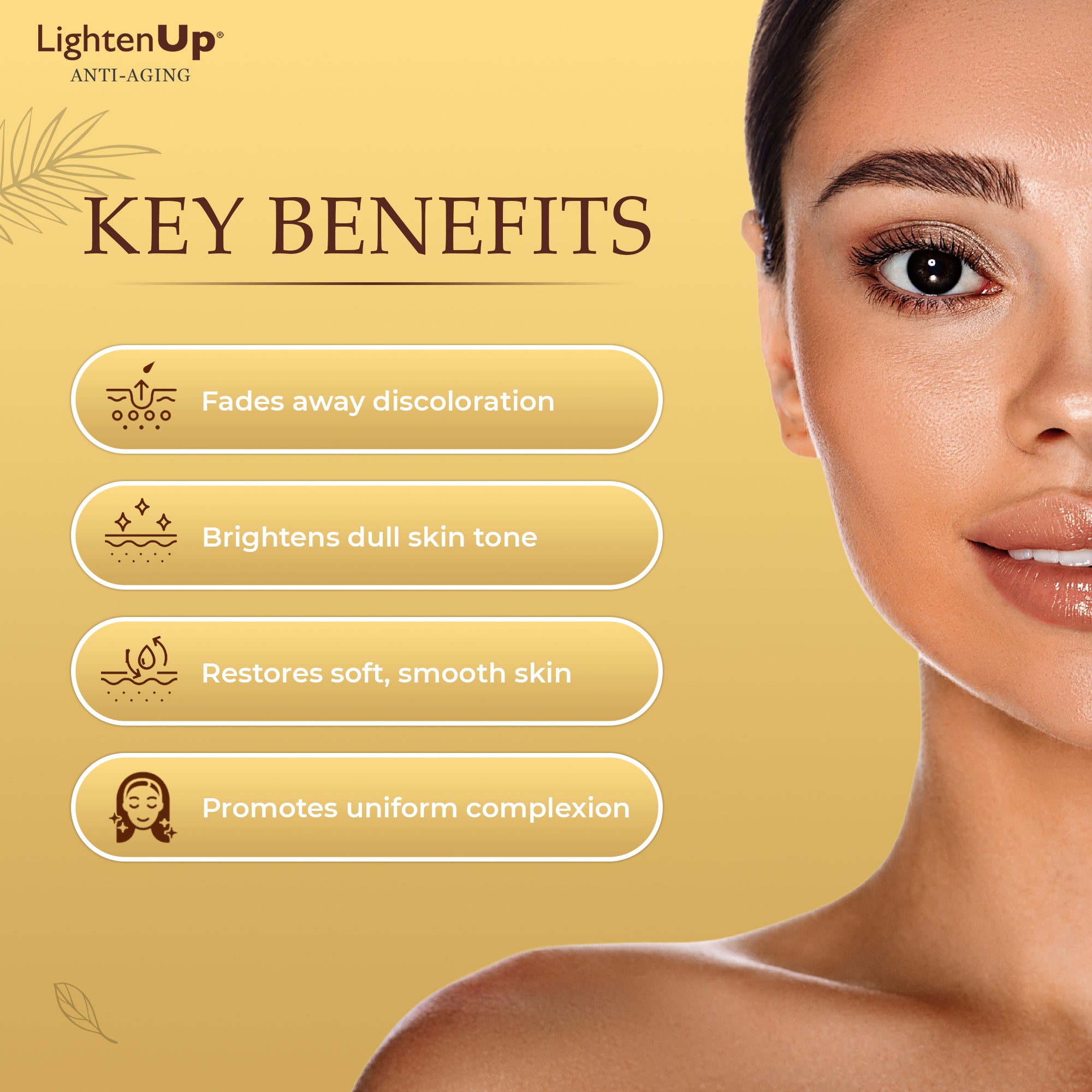 Omic LightenUp Anti-Aging Brightening Cream - 100ml