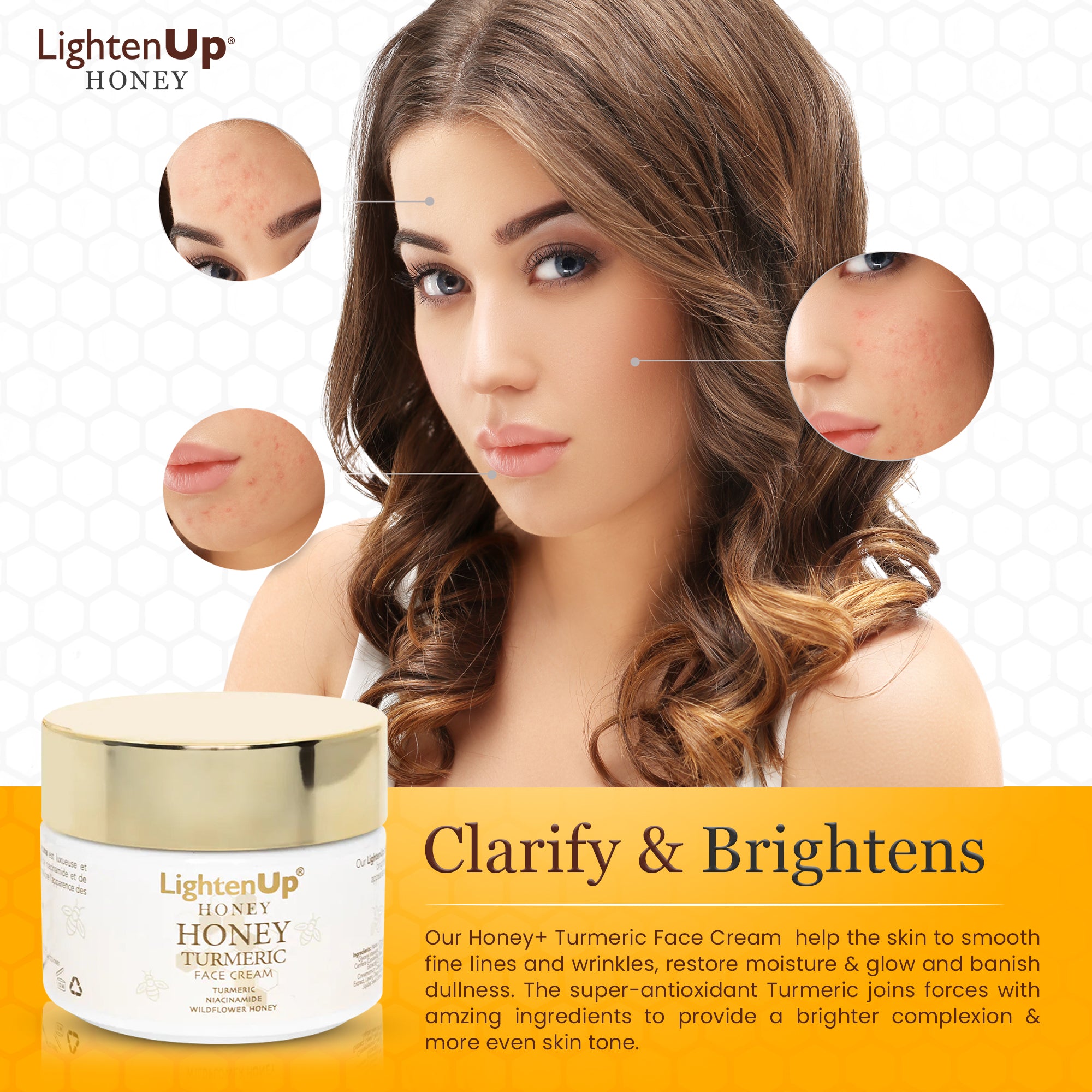 Lightenup Honey Cream 100ml