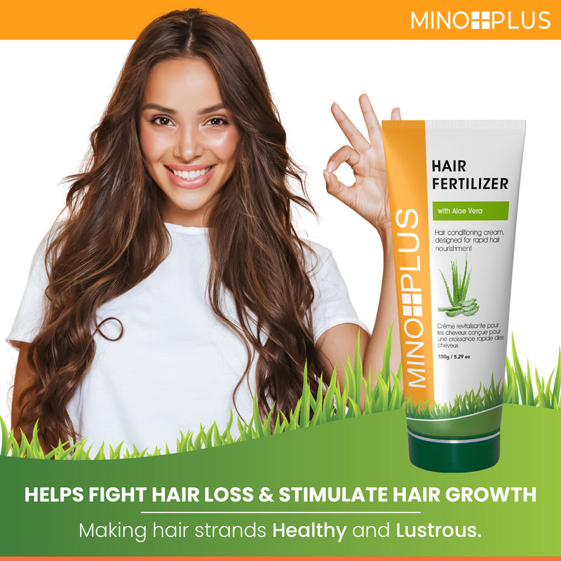 Minoplus Organic Hair Fertilizer with Camphor Oil - 150g / 5.29 oz