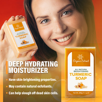 Organic Extract Turmeric Soap 200g