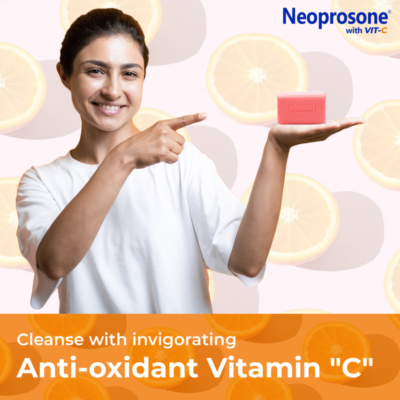 Glanadh Neoprosone Bar Soap le Vitimín C - 200g / 4.4 Oz