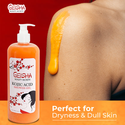 Geisha Beauty Secret Shower Gel - Lichtmakende en hydraterende gel - 1000ml / 33 fl oz
