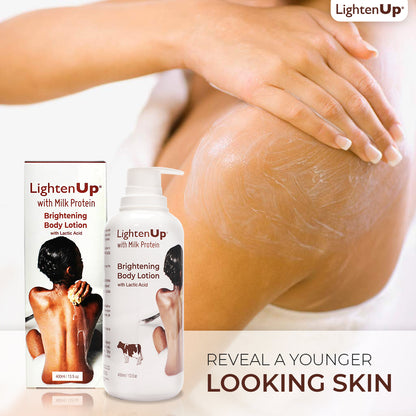 Omic Lightenup Lactic Acid Active Brightening Lotion - 400ml / 13.5 Oz