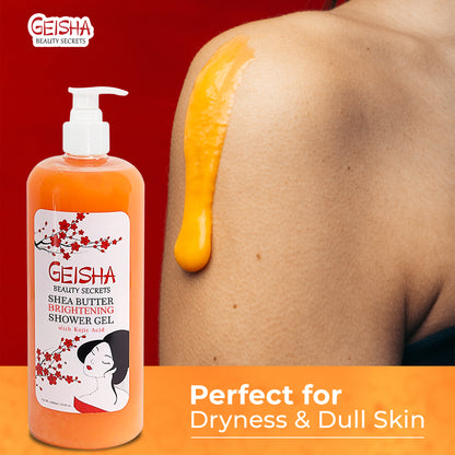 Geisha Beauty Secret Shower Gel - Lightening and Moisturizing Gel - 1000ml / 33 fl oz