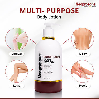 Neoprosone verhelderende bodylotion met pomp - 400 ml / 13,5 oz