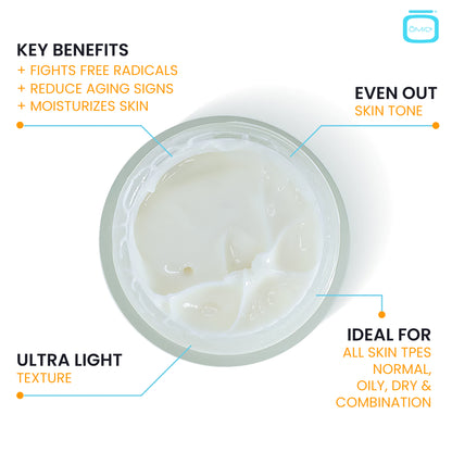 Omic+ Vitamin C Cream 20% L-Ascorbic Acid 50ml Jar