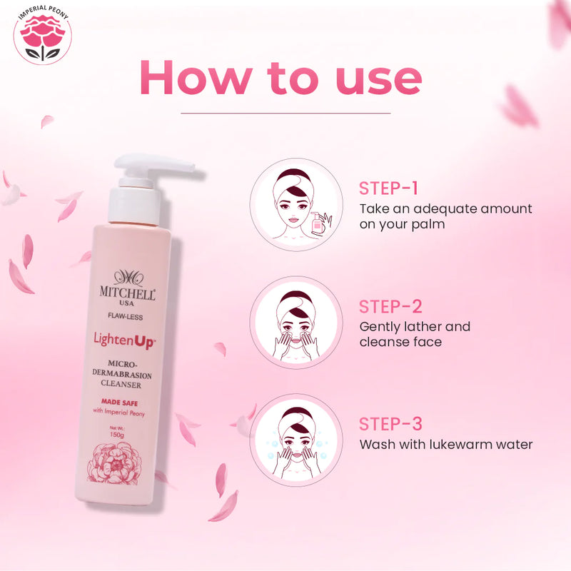 Lighten Up Flaw-Less Micro Dermabrasion Cleanser 150g
