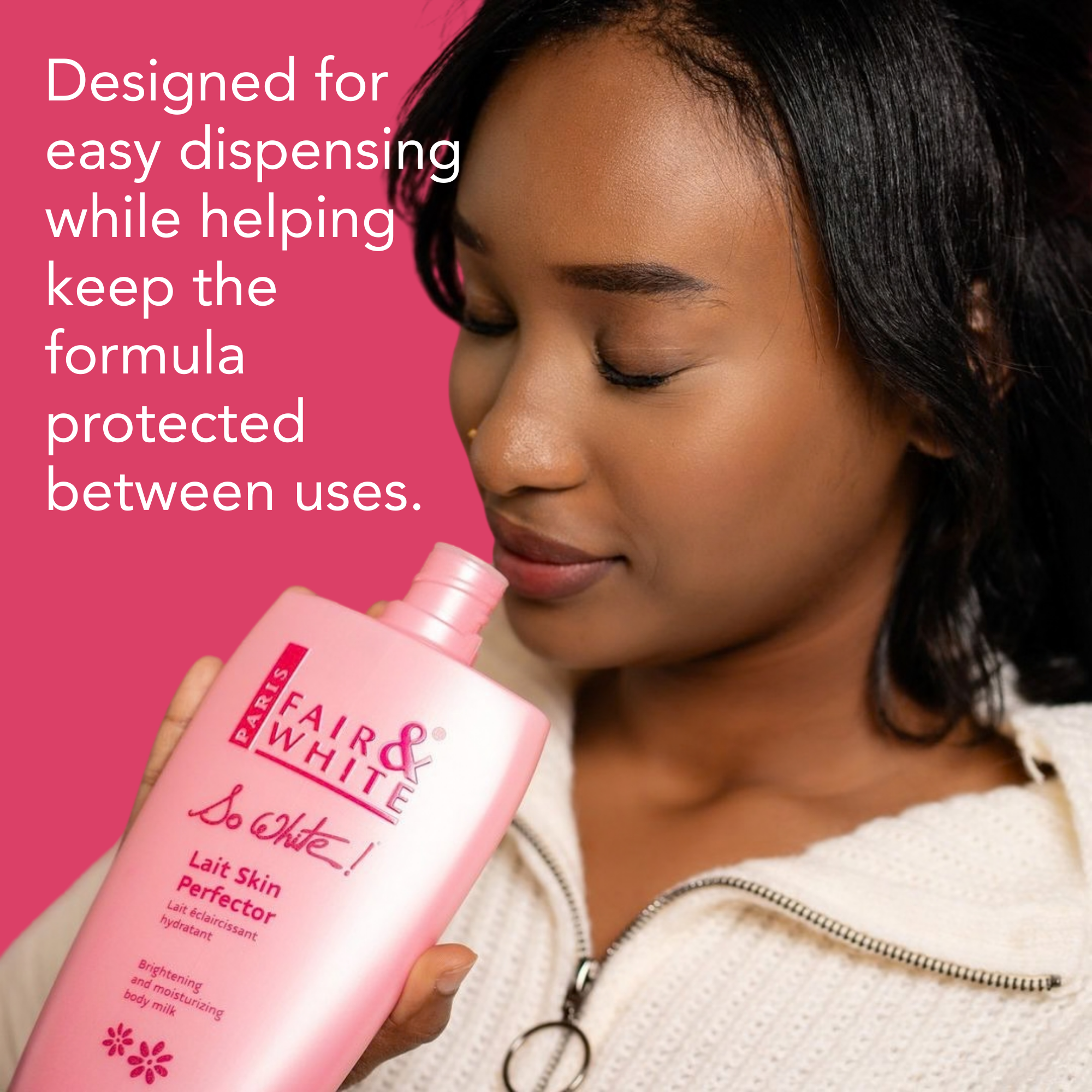 Fair And White So White Skin Perfector Brightening Body Lotion 500ml / 17.6 fl oz