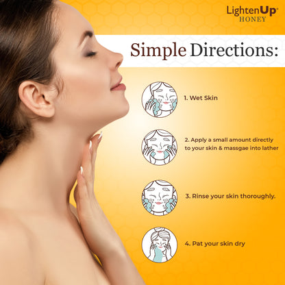 LightenUp Honey Shower Gel 500ml