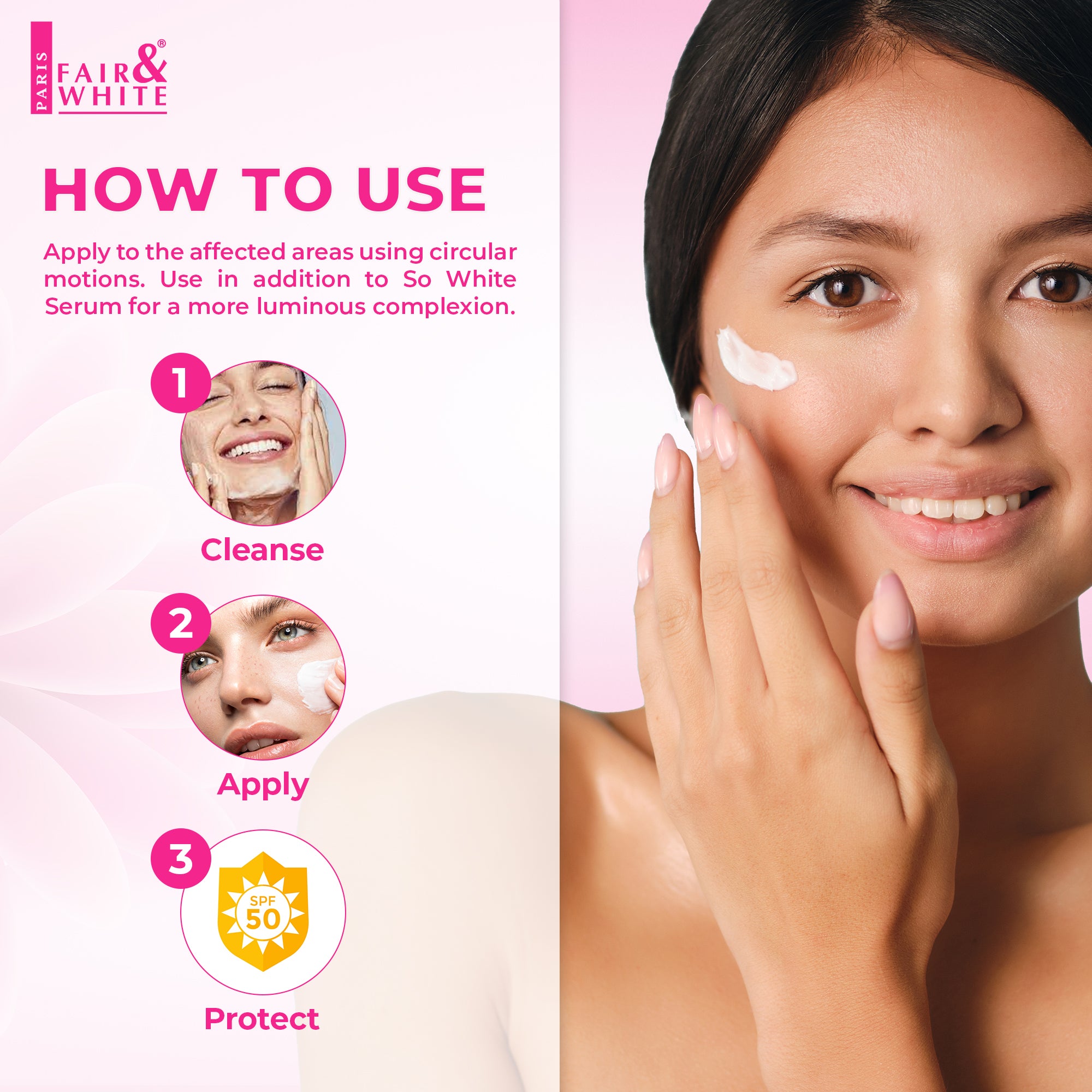 Juste et blanc Alors blanc ! Crème Eclaircissante Perfectrice de Peau 50ml