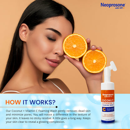 Neoprosone Coconut & Vit C Foaming Wash 150ml