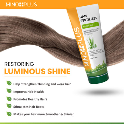 Minoplus Organic Hair Fertilizer with Camphor Oil - 150g / 5.29 oz