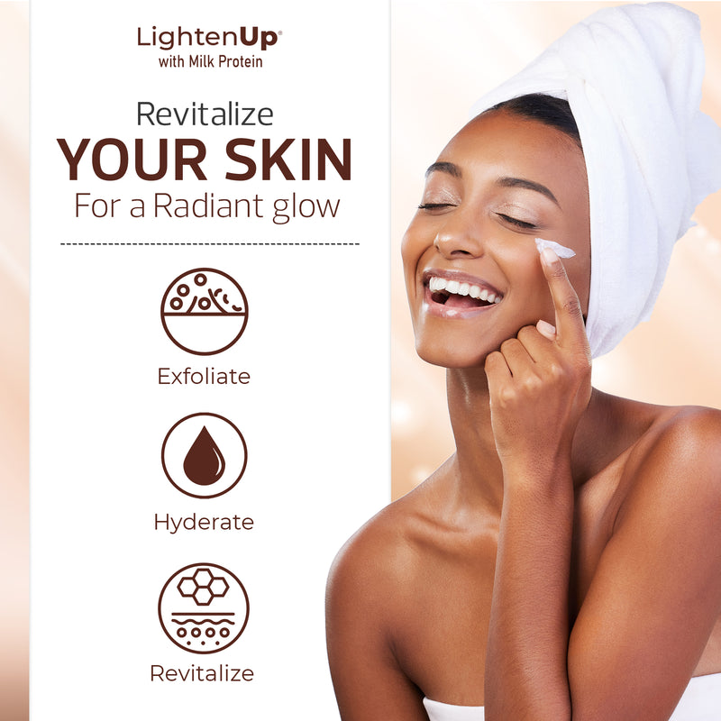Tubo de crema de ácido láctico Lightenup 1.7 Fl oz / 50 g