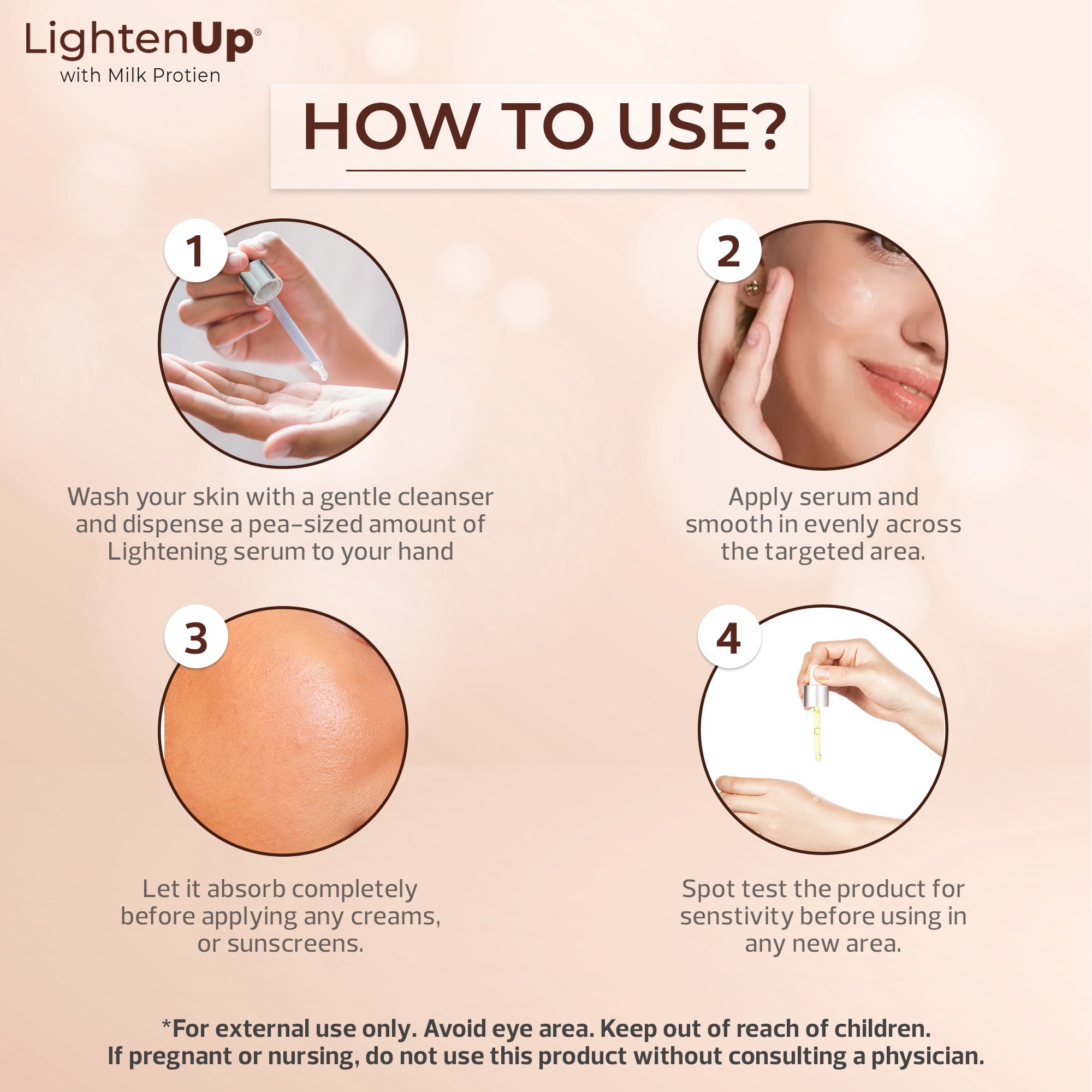 Omic Lightenup Lactic Acid Active Intense Lightening Serum - 30ml