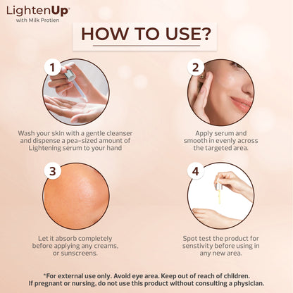 Omic Lightenup Lactic Acid Active Intense Lightening Serum - 30ml
