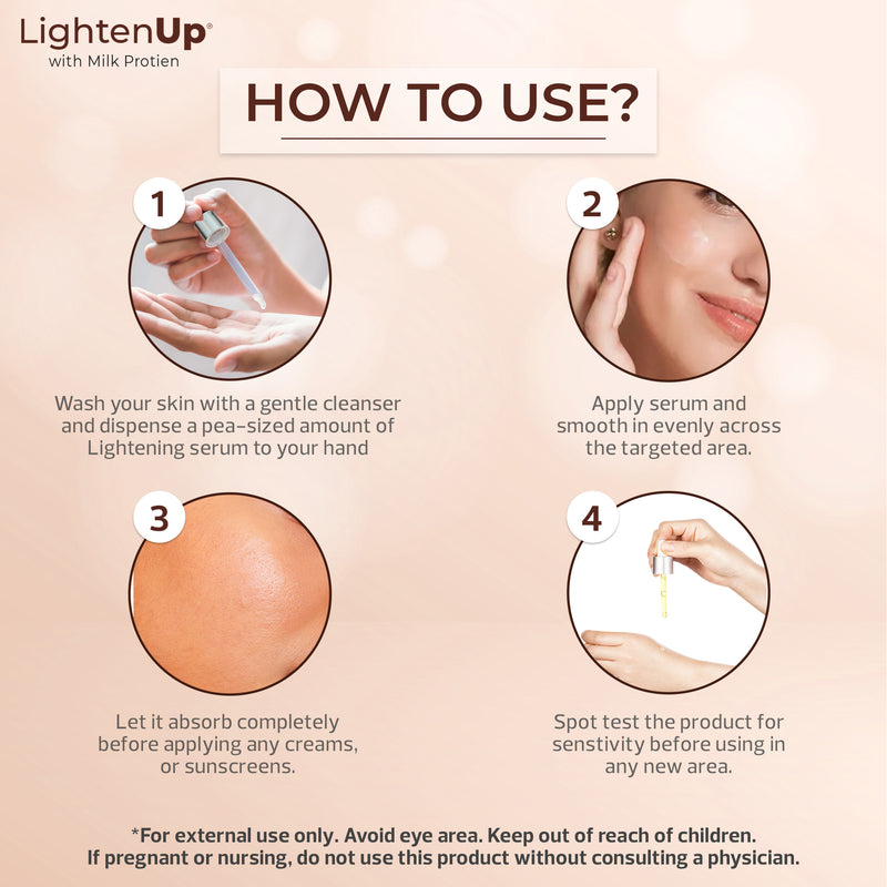 Omic Lightenup Serum Aclarador Intenso Activo Ácido Láctico - 30ml