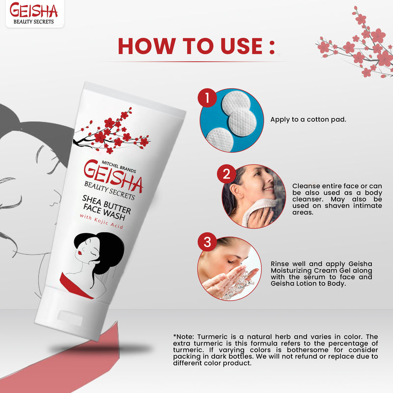Geisha Kojic Acid Face Wash 118ml