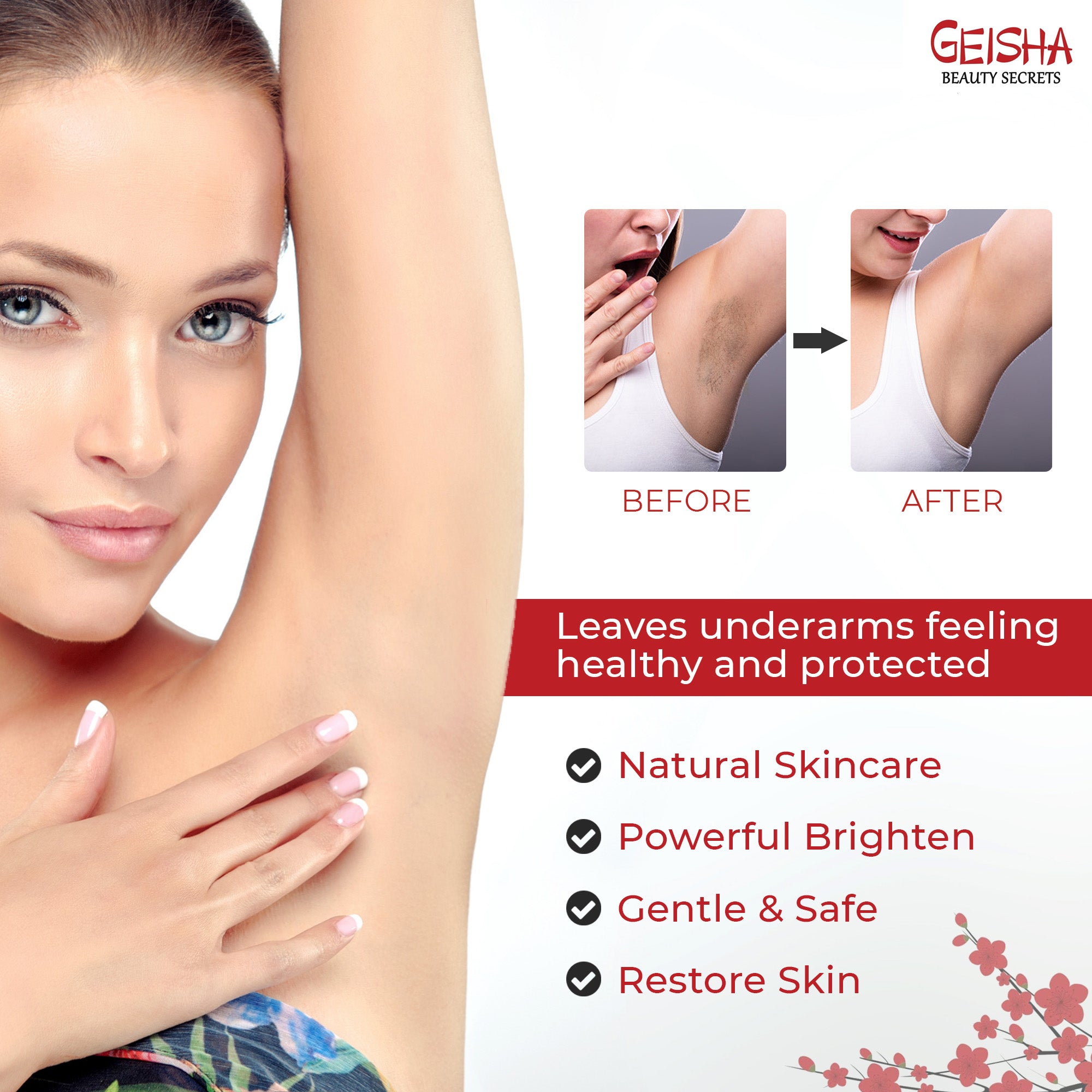 Geisha Whitening Deodorant - Kojic Acid Deodorant - 30ml / 1 fl oz