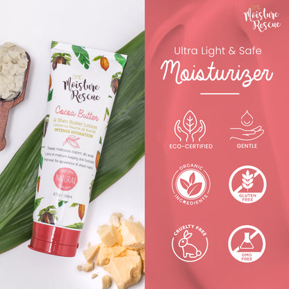 Moisture Rescue Shea Butter Lotion Tube with Cocoa Butter - 200 ml