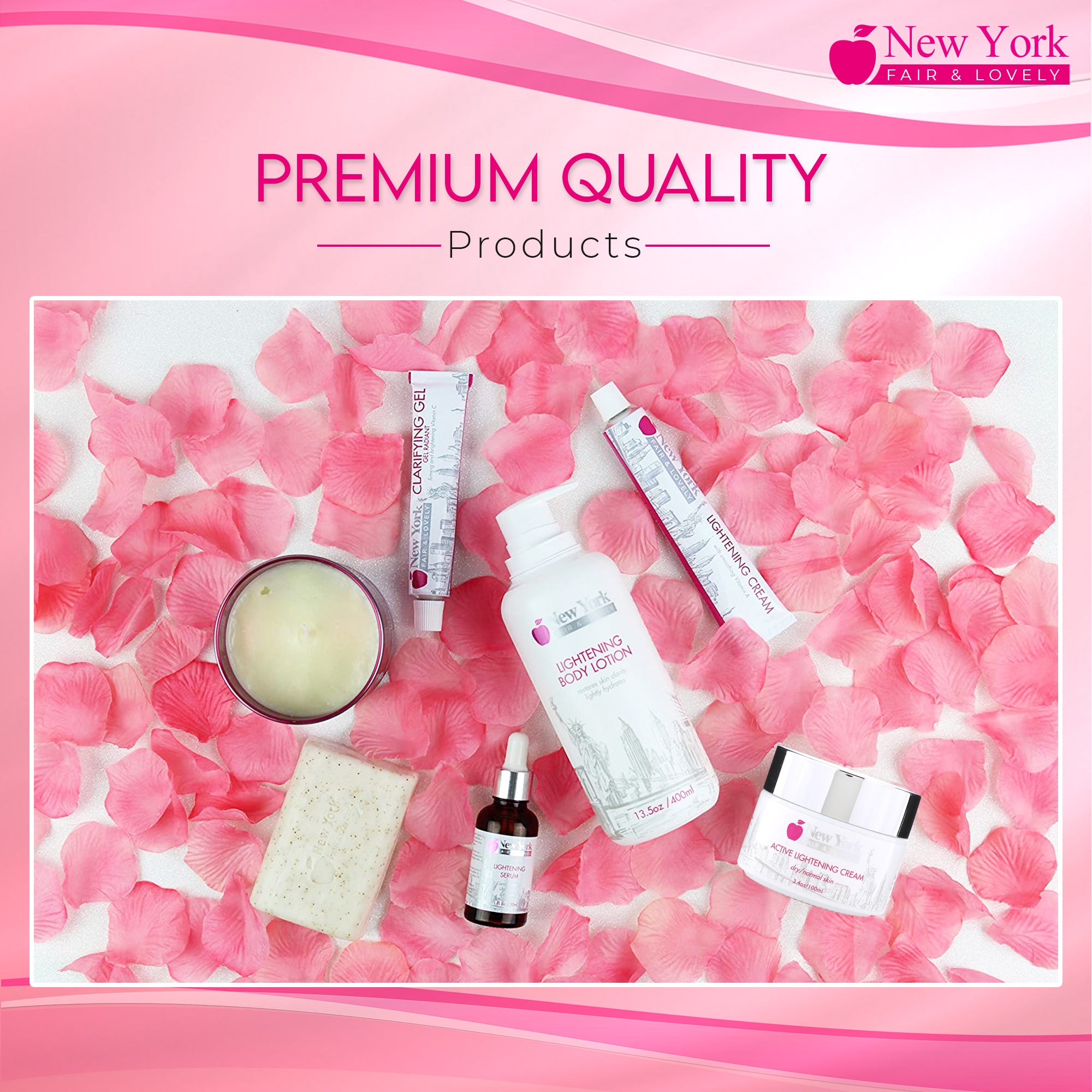 New York Fair & Lovely Active Brightening Cream - 100ml / 3.4 Oz