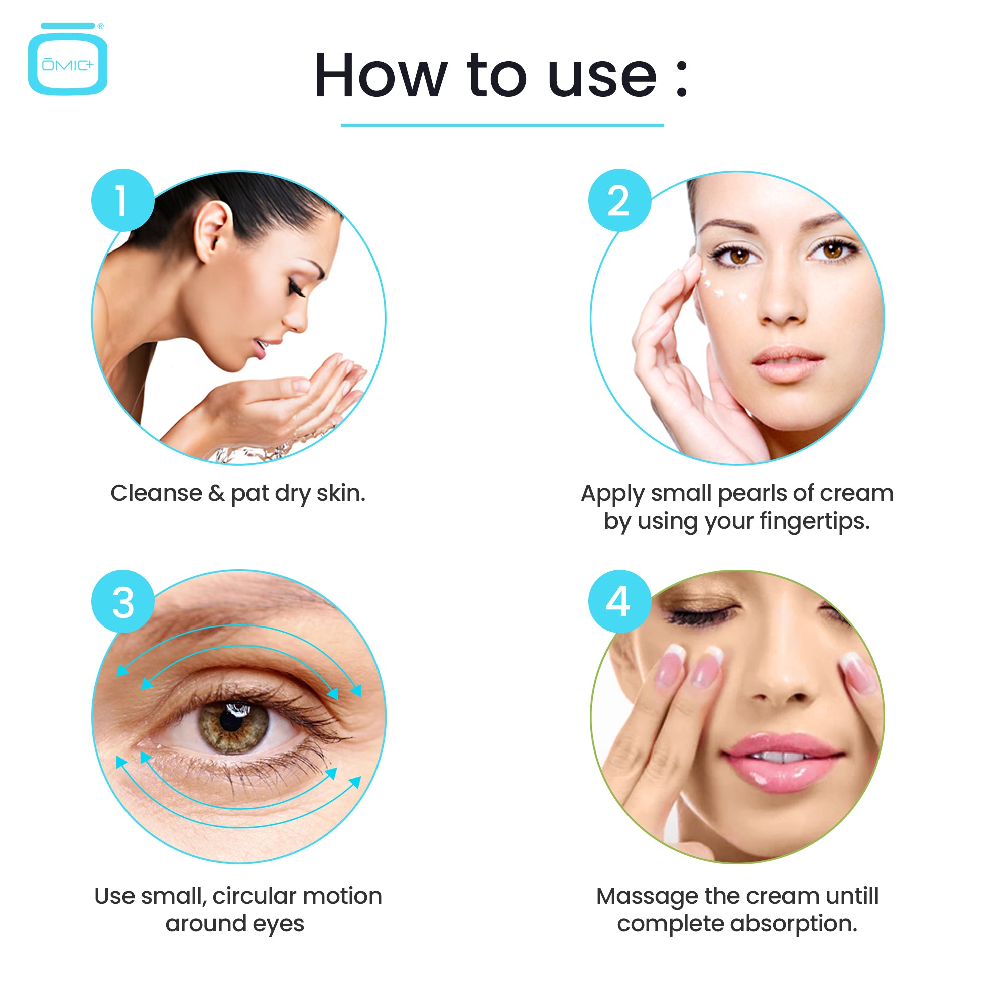 Omic+ Lip & Eye Cream - met Voedende Marula & Baobab - 10ml