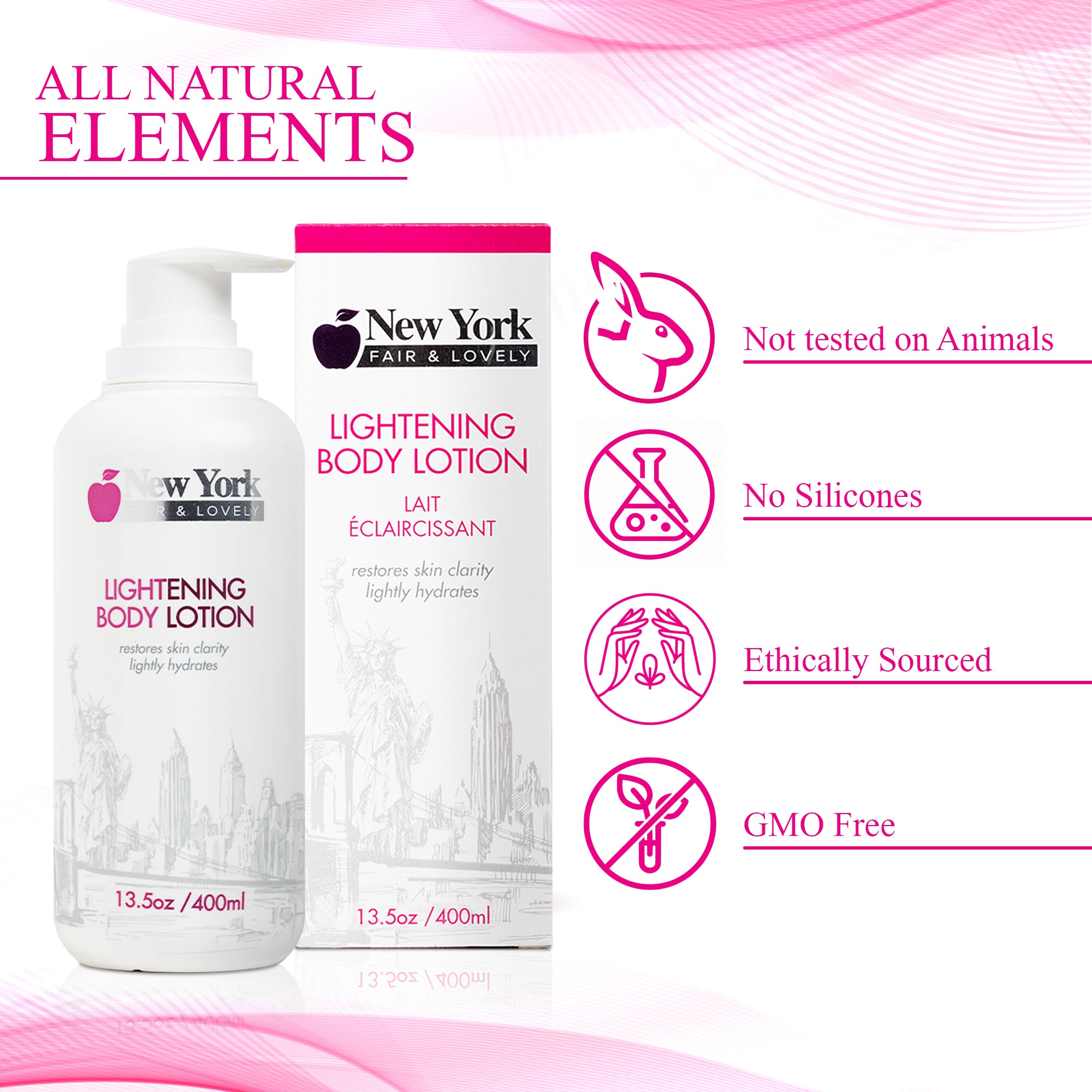 New York Fair & Lovely Body Brightening Lotion - 400 ML