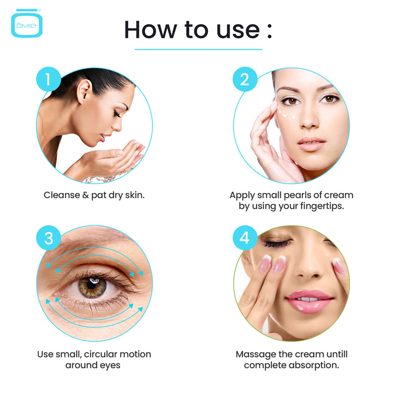 OMIC+ Crema de ojos con retinol y aceite de argán - 15ml