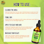 Jamaican Amber Jamaican Castor Oil & Rosemary Hair Oil  2 oz/60 ml Mitchell Brands - Mitchell Brands - Skin Lightening, Skin Brightening, Fade Dark Spots, Shea Butter, Hair Growth Products