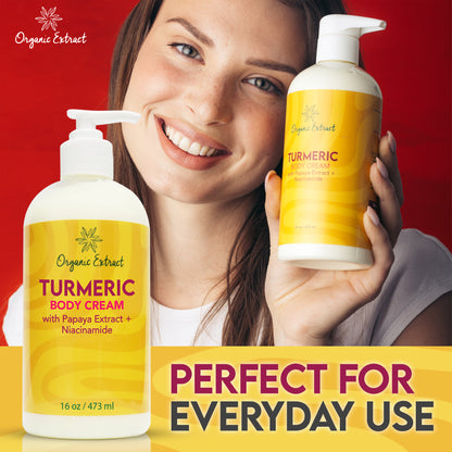 Organic Extract Turmeric Body Cream 12 oz/354 ml
