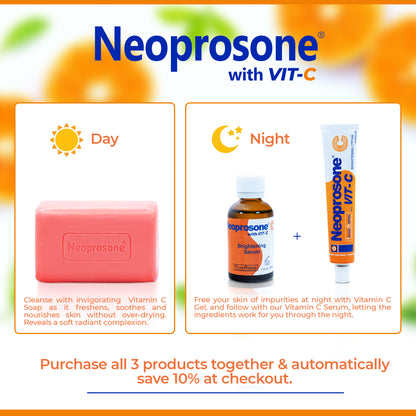 Glanadh Neoprosone Bar Soap le Vitimín C - 200g / 4.4 Oz