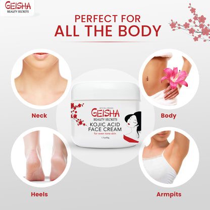 Geisha Active Lightening Cream with Kojic Acid - 50ml / 1.7 fl oz