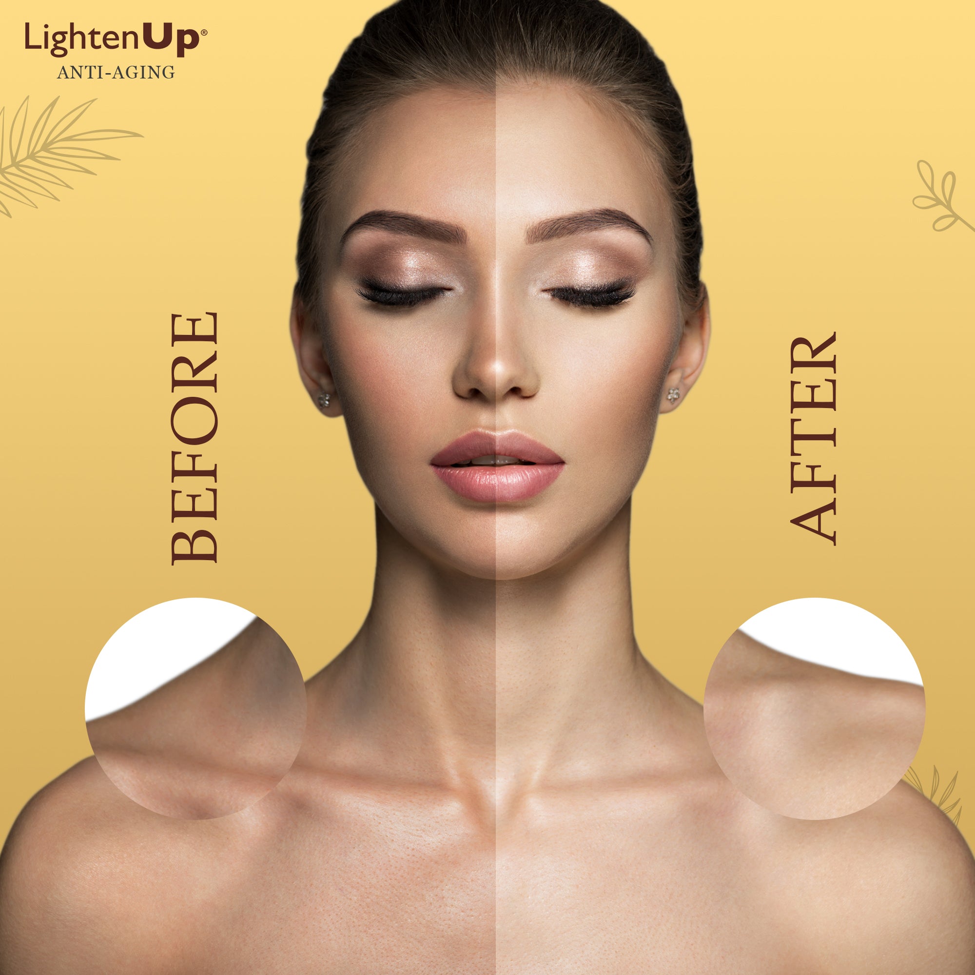 Omic LightenUp Anti-Aging Brightening Body Lotion - 400ml