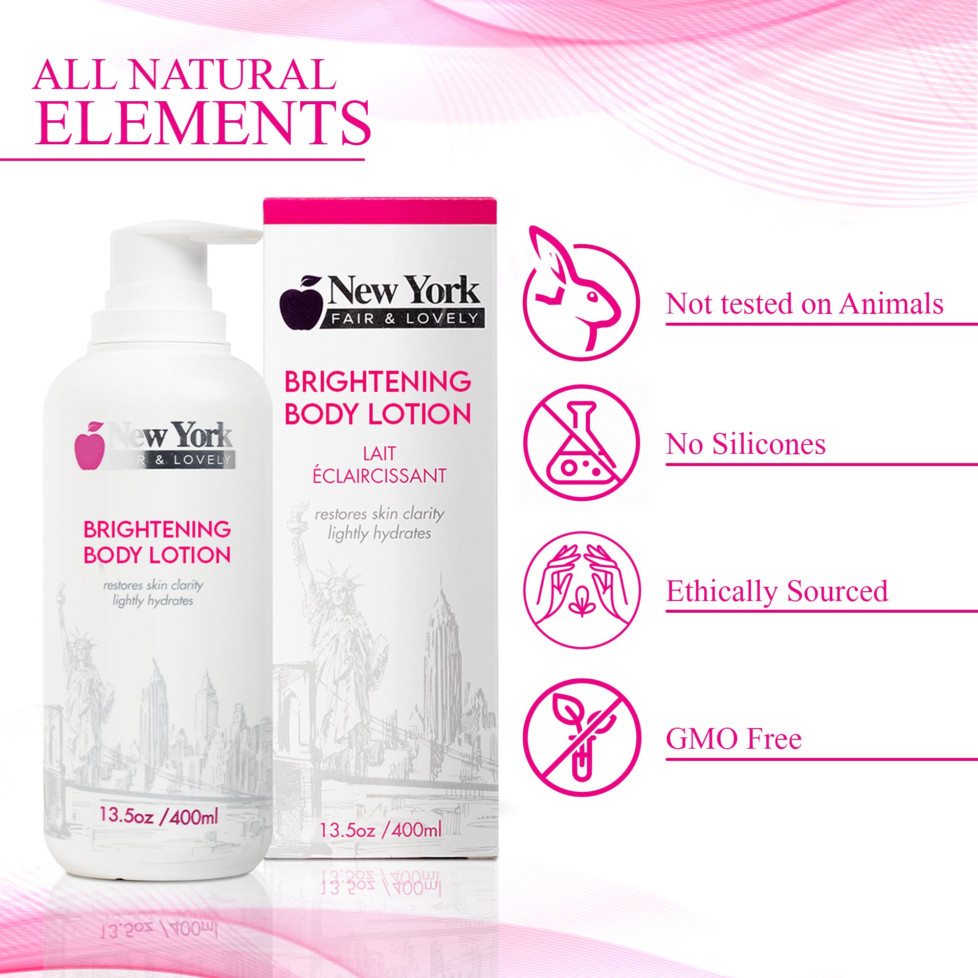 New York Fair & Lovely Body Brightening Lotion - 400 ML