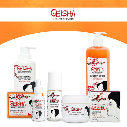 Geisha Beauty Secret Shower Gel - Lightening and Moisturizing Gel - 1000ml / 33 fl oz