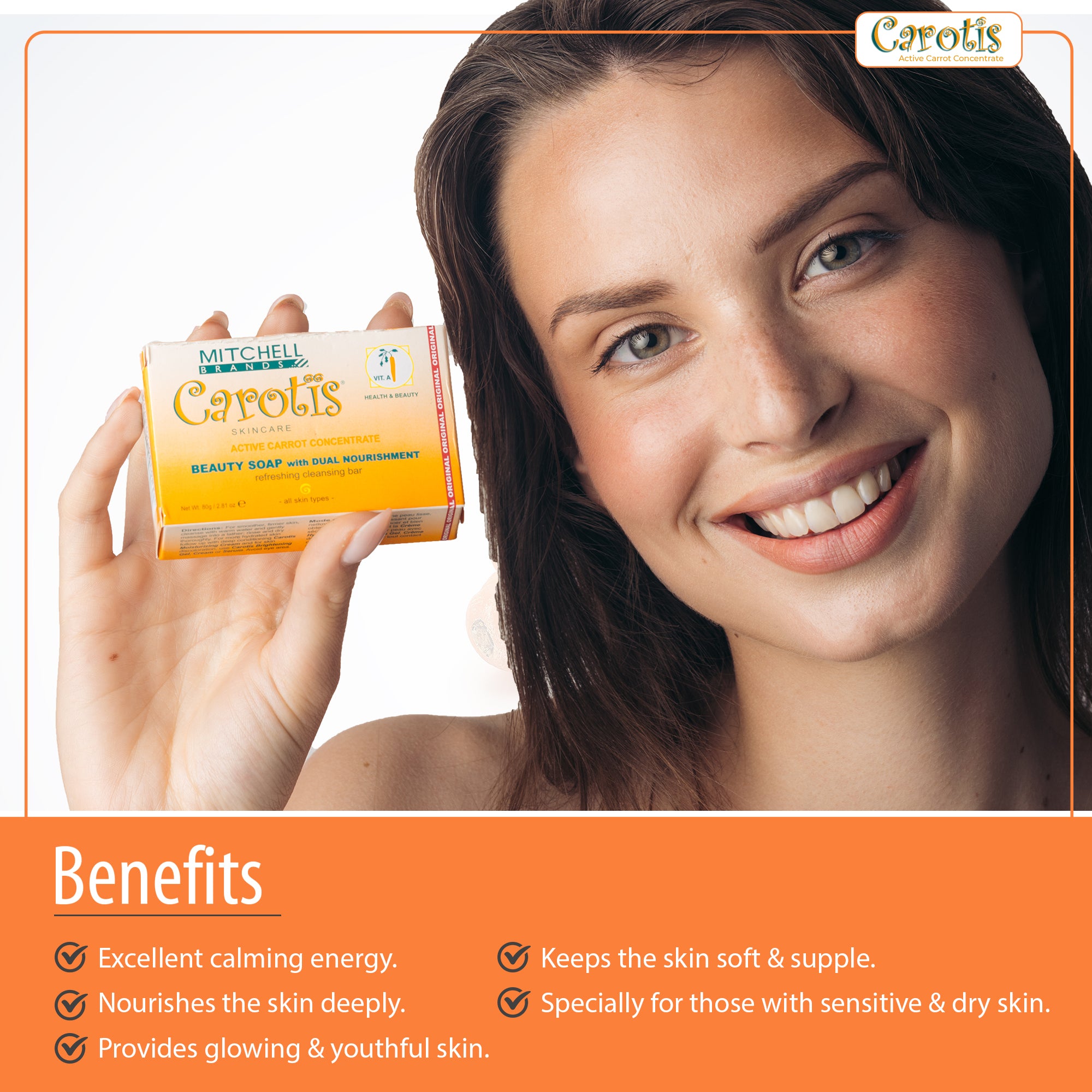 Savon de Beauté Carotis - 80g / 2.82 fl oz