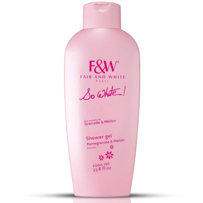 FAIR & WHITE So White Refreshing Brightening Body Wash - 1000ml