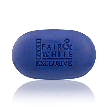 Fair & White Savon Exclusive Whitenizer Exfoliating Soap - Buffs away dead skin cells - 200g / 7 oz Fair & White Exclusive - Mitchell Brands - Skin Lightening, Skin Brightening, Fade Dark Spots, Shea Butter, Hair Growth Products