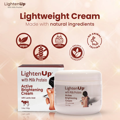 Omic Lightenup Crema schiarente attiva all'acido lattico - 1004 / 3.5 Oz