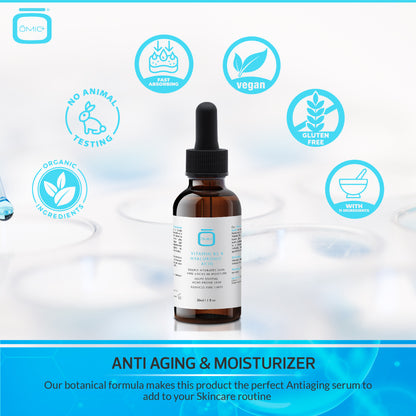 Omic+ Vitamin B5 & Hyaluronic Serum - 30ml / 1 Fl Oz