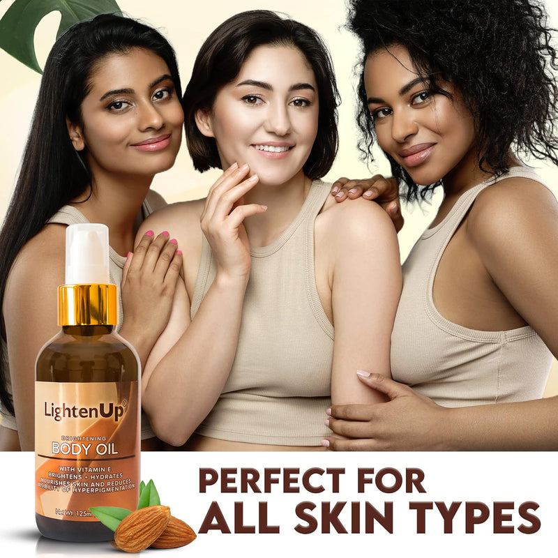 LightenUp, Skin Brightening Body Oil - 4.2 fl oz / 125 ml