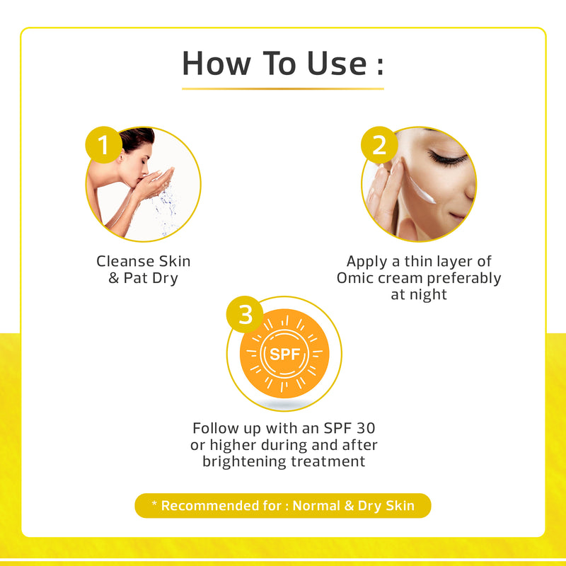 Crème Éclaircissante Omic - 50g